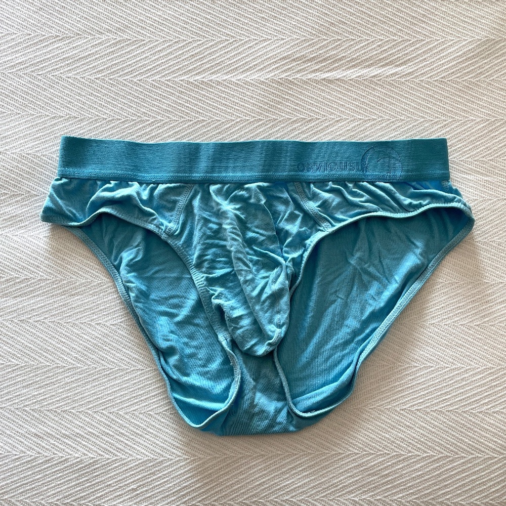Obviously Prime Man Brief Blue Size Small